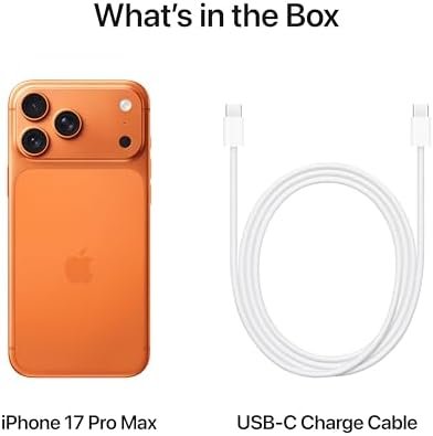 Apple iPhone 17 Pro Max 256 GB 6.9-inch Display with ProMotion, A19 Pro Chip, Best Battery Life in Any iPhone Ever, Pro Fusion Camera System, Center Stage Front Camera; Cosmic Orange: Buy Online at Best Price in UAE - Amazon.ae - Image 6