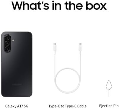 Samsung Galaxy A17 5G Smart Phone, 128GB, Large AMOLED, High-Res Camera, Durable Design, Super Fast Charging, Expandable Storage, Circle to Search, 2025, US 1 Yr Manufacturer Warranty, Black : Cell Phones & Accessories - Image 12