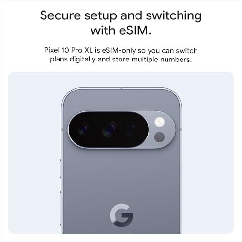 Google Pixel 10 Pro XL - Unlocked Android Smartphone - Gemini AI Assistant, Triple Rear Camera System, Fast-Charging 24+ Hour Battery, and 6.8" Super Actua Display - Obsidian - 512 GB (2025 Model) : Cell Phones & Accessories - Image 12