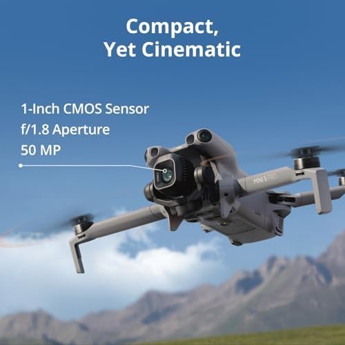 DJI Mini 5 Pro Fly More Combo Plus with DJI RC 2, Drone with Camera, 1-Inch CMOS, 4K Drone for Beginners, Obstacle Sensing, ActiveTrack 360°, 225° Gimbal Rotation, Extended Battery Life : Toys & Games - Image 2