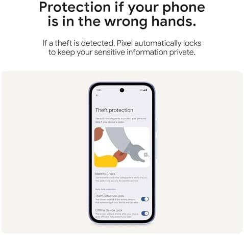 Google Pixel 9a with Gemini - Unlocked Android Smartphone with Incredible Camera and AI Photo Editing, All-Day Battery, and Powerful Security - Obsidian - 128 GB : Cell Phones & Accessories - Image 6