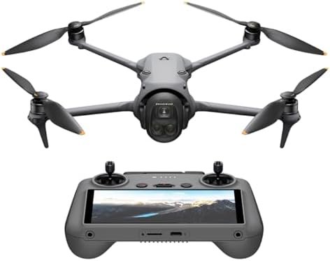 DJI Mavic 4 Pro Drone with DJI RC 2, Flagship Tri-Camera Drone with 100MP 4/3 CMOS Hasselblad Camera, for Professionals, 30km/18.6mi Video Transmission, 51-Min Max Flight Time : Toys & Games