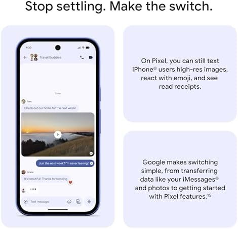 Google Pixel 10a - Unlocked Android Smartphone - 7 Years of Pixel Drops, 30+ Hours Battery, Camera Coach, Gemini Live, Durable Design, Call Screen, Car Crash Detection - Obsidian - 128 GB (2026 Model) : Cell Phones & Accessories - Image 6