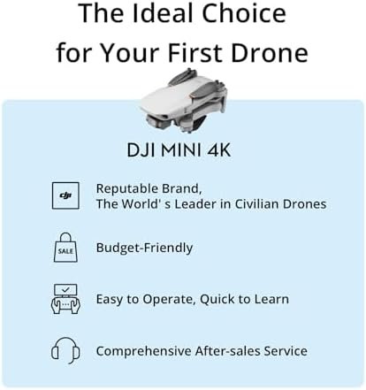 DJI Mini 4K Fly More Combo, Drone with 4K UHD Camera for Adults, Under 249 g, 3-Axis Gimbal Stabilization, 10km Video Transmission, Auto Return, 3 Batteries for 93-Min Max Flight Time, QuickShots : Toys & Games - Image 6