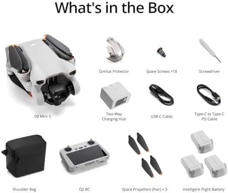 DJI Mini 3 Fly More Combo (DJI RC), Drones with Camera for Adults 4K, 3 Batteries for 114-min Flight Time, Vertical Shooting, 32800ft (10km) Video Transmission, Lightweight Mini Drone for Beginners : Toys & Games - Image 7