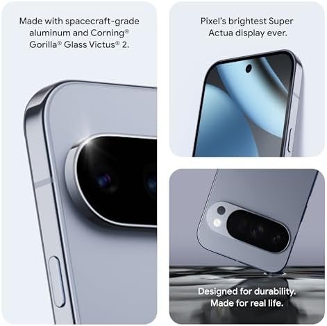 Google Pixel 10 Pro XL - Unlocked Android Smartphone - Gemini AI Assistant, Triple Rear Camera System, Fast-Charging 24+ Hour Battery, and 6.8" Super Actua Display - Obsidian - 512 GB (2025 Model) : Cell Phones & Accessories - Image 3
