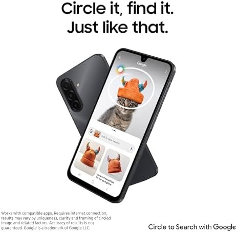 Samsung Galaxy A17 5G Smart Phone, 128GB, Large AMOLED, High-Res Camera, Durable Design, Super Fast Charging, Expandable Storage, Circle to Search, 2025, US 1 Yr Manufacturer Warranty, Black : Cell Phones & Accessories - Image 9