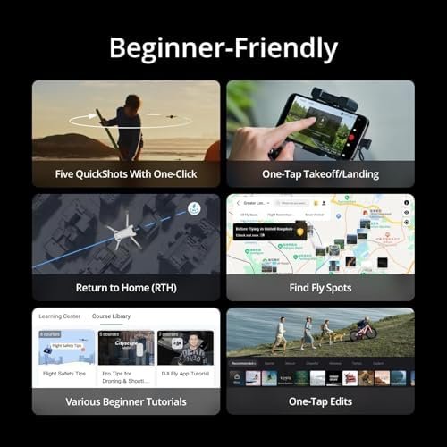 DJI Mini 3 Fly More Combo (DJI RC), Drones with Camera for Adults 4K, 3 Batteries for 114-min Flight Time, Vertical Shooting, 32800ft (10km) Video Transmission, Lightweight Mini Drone for Beginners : Toys & Games - Image 6