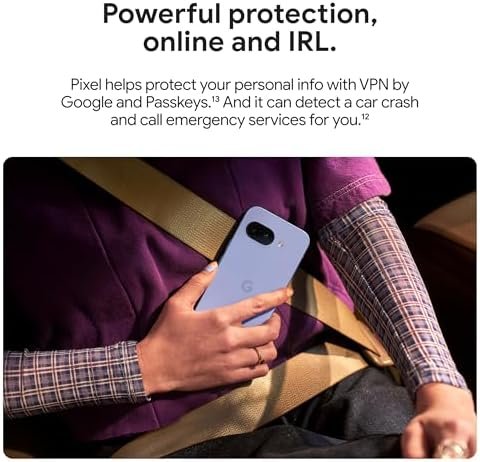Google Pixel 9a with Gemini - Unlocked Android Smartphone with Incredible Camera and AI Photo Editing, All-Day Battery, and Powerful Security - Obsidian - 128 GB : Cell Phones & Accessories - Image 12