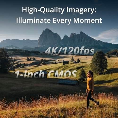 DJI Osmo Pocket 3 Creator Combo, 1'' CMOS, 4K Resolution/120fps Vlog Camera, 3-Axis Stabilization, Face/Object Tracking, Mic Included for Clear Sound, Digital Camera for YouTube : Electronics - Image 2